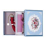 Вібратор вагінально-кліторальний Versailles ZALO Rosalie, червоний, фото 9