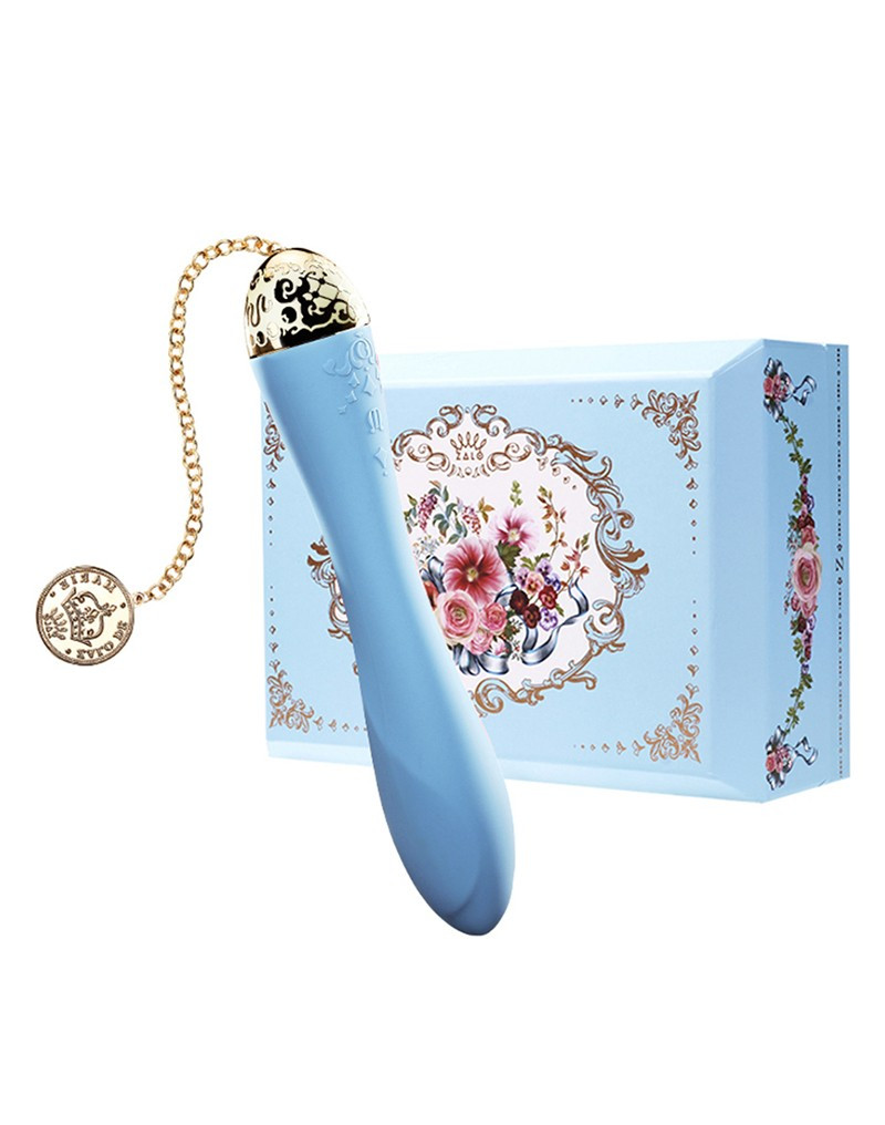 Вібратор Versailles ZALO Marie, блакитний, фото 1