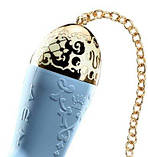 Вібратор Versailles ZALO Marie, блакитний, фото 6