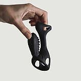 Вібро-насадка Adrien Lastic Gladiator F з пультом, чорна, 11 х 3.6 см, фото 3