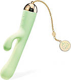 Вібратор вагінально-кліторальний ZALO Ichigo, м'ятний, фото 3