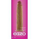 Фалоїмітатор реалістичний на присоску кібершкіра, 23 х 4,5 см, фото 8