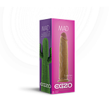 Фалоїмітатор реалістичний на присоску кібершкіра, 23 х 4,5 см, фото 9