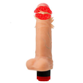 Вібромасажер із кібершкіри з вусами під головкою