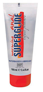 Анальний лубрикант HOT Superglide з розігрівальним ефектом, 100 мл