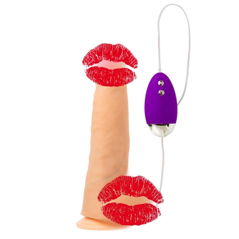 Вібратор на присоску EGZO 20 см х 4,5 см, фото 1