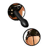 Страпон Pipedream Fetish Fantasy з поясом для панчіх, чорний, 16 х 3.5 см, фото 5