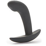 Масажер простати Fifty Shades Of Grey, силіконовий, чорний, 9 х 3 см, фото 3