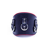 Нашийник анатомічний 3 кільця шкіра ручна робота, Голландія, фото 5