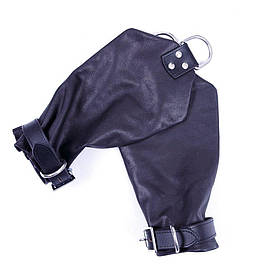 Рукавиці для підвішування шкіри Голландія чорна ручна робота