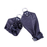 Рукавиці для підвішування шкіри Голландія чорна ручна робота, фото 2