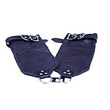 Рукавиці для підвішування шкіри Голландія чорна ручна робота, фото 4