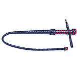 Кнут нагайка з твердим наконечником Голландії ручна робота, фото 2