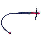 Кнут нагайка з твердим наконечником Голландії ручна робота, фото 3