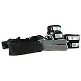 Хрестоподібна ремінна система Fifty Shades of Grey для фіксації до ліжка, чорна, фото 3