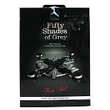 Хрестоподібна ремінна система Fifty Shades of Grey для фіксації до ліжка, чорна, фото 7