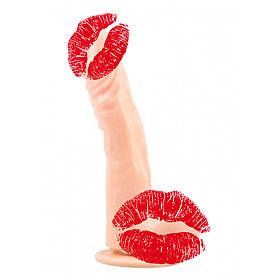 Фалоїмітатор на присоску з мошок Chisa James Deen бежевий, 21.5 х 4 см