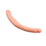 Фалоїмітатор подвійний (двоголовий) Chisa Ballsy Ladybro Love, реалістичний, 40.6 см, фото 6