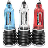 Гідропомпа BATHMATE HYDROMAX 5 для збільшення члена, червона, фото 5