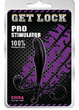Стимулятор простати Chisa Get Lock Pro Stimulator, чорний, 13 см х 3 см, фото 2