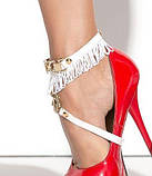 Прикраса на ноги під взуття біле Me Seduce, фото 2