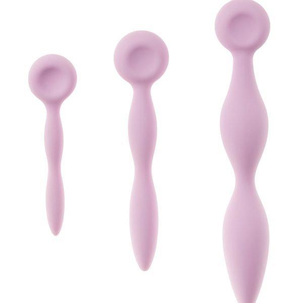 Набір вагінальних тренажерів Femintimate Intimrelax рожевий, 3 шт., фото 1