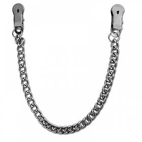 Затискачі для сосків Pipedream Fetish Fantasy з ланцюжком, сріблясті