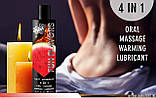 Лубрикант 4 в 1 з ефектом розігрівання, 89 мл, Wet Warming Juicy Watermelon зі смаком кавуна, фото 7