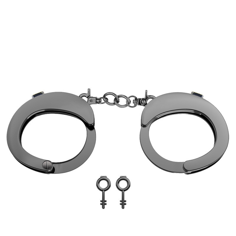 Наручники розбірні метал Roomfun Black, фото 1