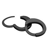 Наручники розбірні матові Black Roomfun, фото 4
