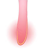 Вібратор-пульсатор із підігрівом ZALO DESIRE бузковий, 22.8 см х 4.5 см, фото 7