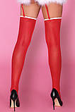 Сексуальні панчохи, S/M, Livia Corsetti Milika під пояс, червоні, фото 2