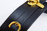 Наручники UPKO Handcuffs італійська шкіра, чорні, фото 8