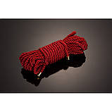 Мотузка для бондажу UPKO Restraint Bondage Rope, червона, 10 м, фото 3