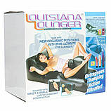 Ліжко для сексу надувне з трьома вібраторами, чорна, фото 3