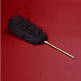 Перо Premium Feather Tickler UPKO з позолоченою ручкою, фото 9