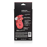 Вібро-ерекційне кільце з биком CalExotics червоне, 8.2 х 5 см, фото 6