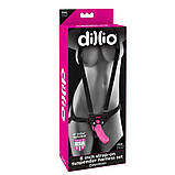 Страпон Pipedream Dillio з підтяжками, рожевий, 16.5 х 4 см, фото 2
