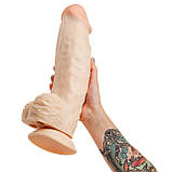 Фалоїмітатор EGZO ГІГАНТ на потужному присоску, фото 7