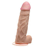 Фалоїмітатор із кібершкіри EGZO ГІГАНТ на присоску 29 х 6,3 см, фото 2