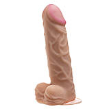 Фалоїмітатор із кібершкіри EGZO ГІГАНТ на присоску 29 х 6,3 см, фото 5