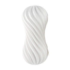 Мастурбатор нереалістичний Tenga Flex у колбі, білий