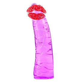 Фалоїмітатор реалістичний Chisa Teaser Jelly Dildo, з гелю, фіолетовий, 18.6 см х 4 см