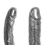 Фалоїмітатор двосторонній Chisa Dixie Normous, сріблястий, 34 см х 2.5 см х 3.4 см, фото 8