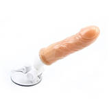 Вібратор реалістичний Real Touch на присоску, 19 см х 3.3 см, фото 4