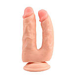 Фалоїмітатор Chisa Ballsy Bromeo для подвійного проникнення на присоску, 18 см х 3.5 см, фото 2