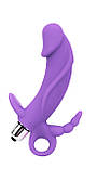 Вібратор потрійний реалістичний Chisa Sweet Breeze, фіолетовий, 14.7 х 3.7 см, фото 2
