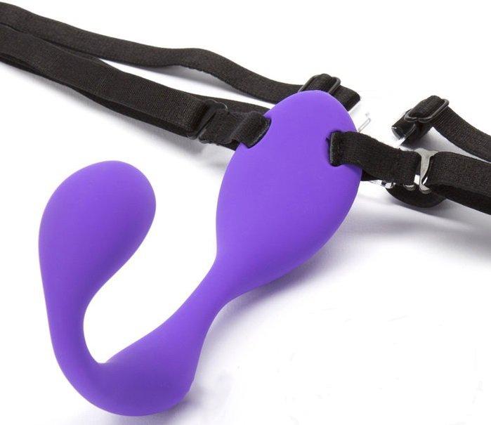 Вібратор у трусики Adrien Lastic Mr.Hook з пультом, фіолетовий, 12 х 2.1 см, фото 1