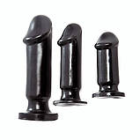 Анальний корок-фалоїмітатор Anal Rubicon, середній, фото 3