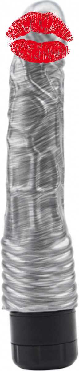 Вібратор реалістичний Dark Muscle 22.3 см, сріблястий, фото 1